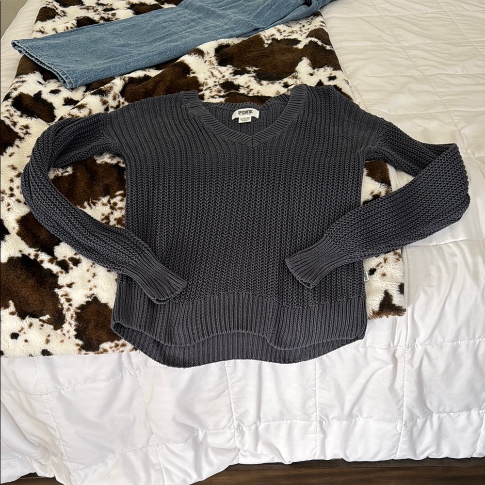 PINK off the shoulder sweater
